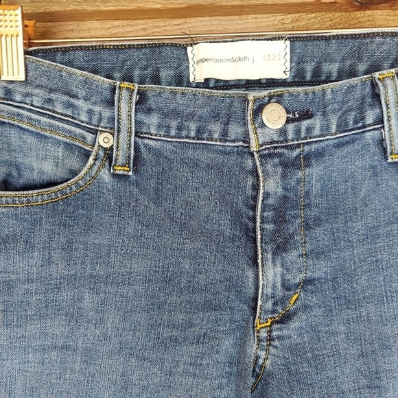 Paper Denim Blue Fusion Medium Wash Jeans Size 28 - Picture 3 of 3